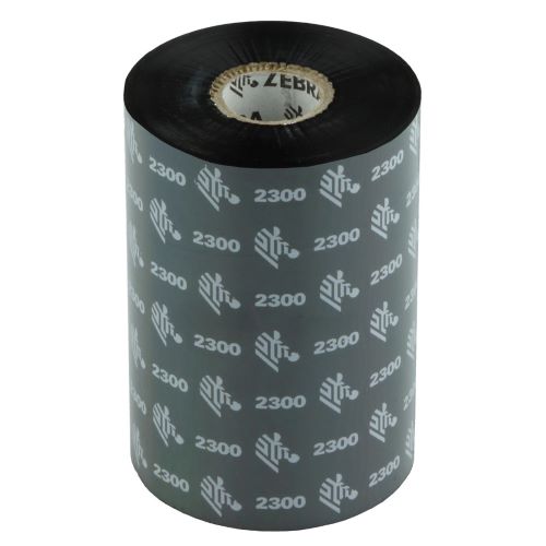 800132-002 Zebra 2300 European Wax 57mm x 74m Ribbon