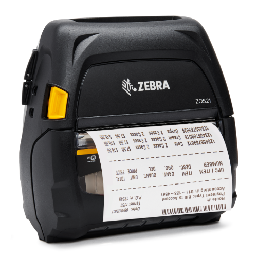 Zebra ZQ521 Premium 4-inch Wide Standard Mobile Printer